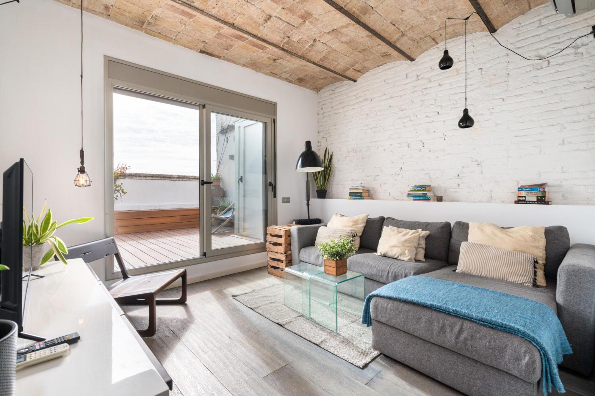 Bliss 1br Haven W Terrace In Gracia Apartamento Barcelona