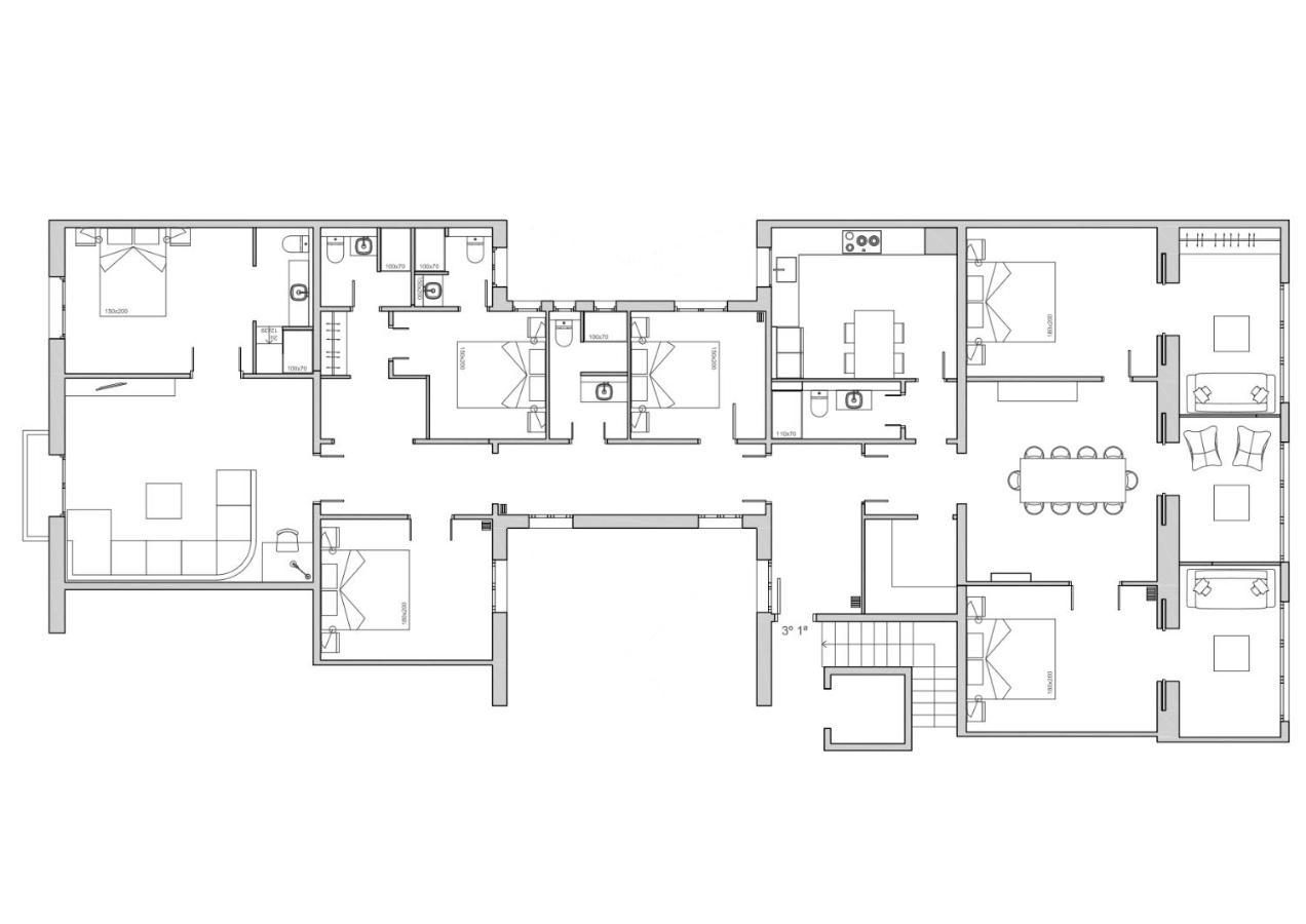 6 En Modernista En El Corazon De Apartment *