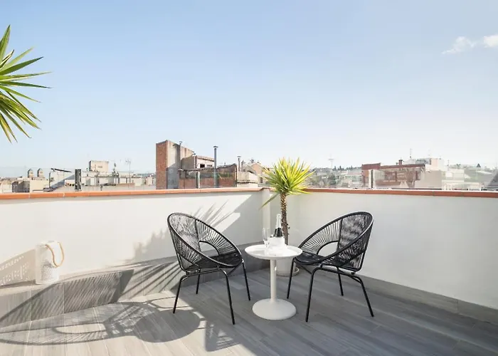 Sunny Terrace Attic in Plaza España - NEW elevator
