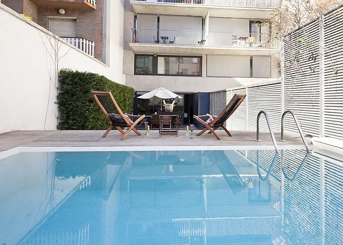 My Space Barcelona Private Pool Garden