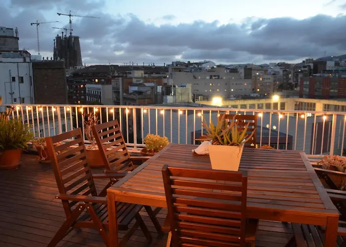Barcelona sunny terrace