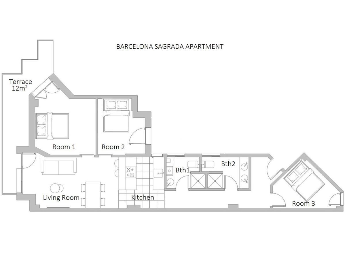 Sagrada - C Valencia 463 Apartamento Barcelona