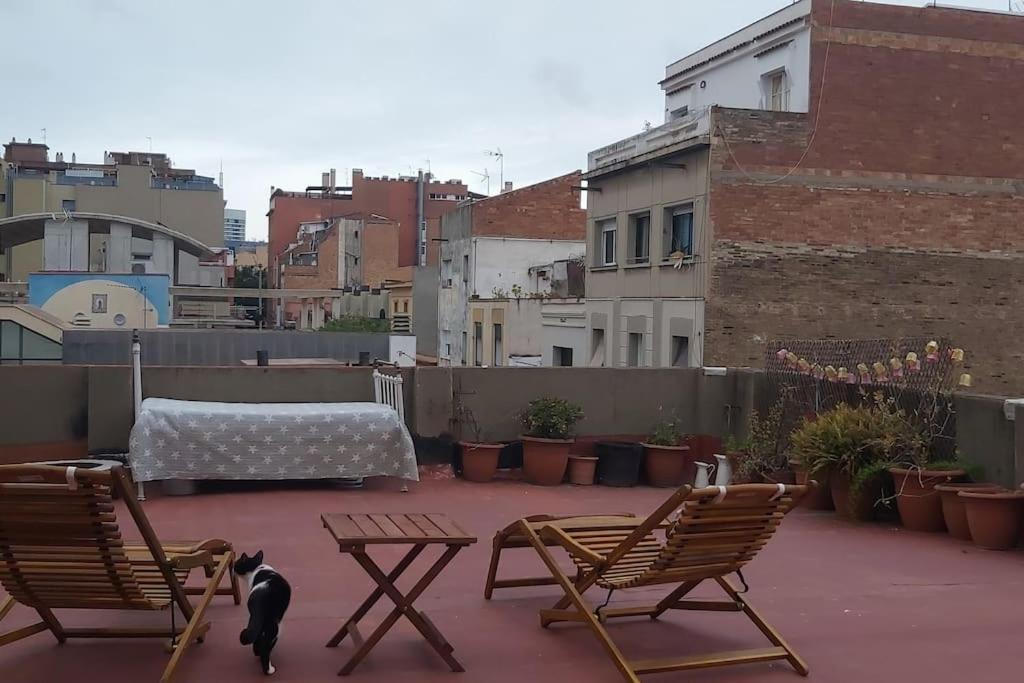 Habitación en casa particular Small In Sants With Huge Terrace Barcelona