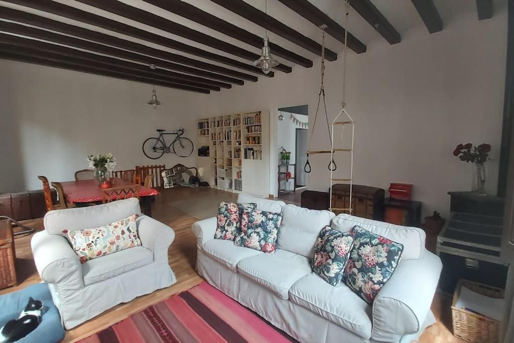Small In Sants With Huge Terrace Habitación en casa particular Barcelona