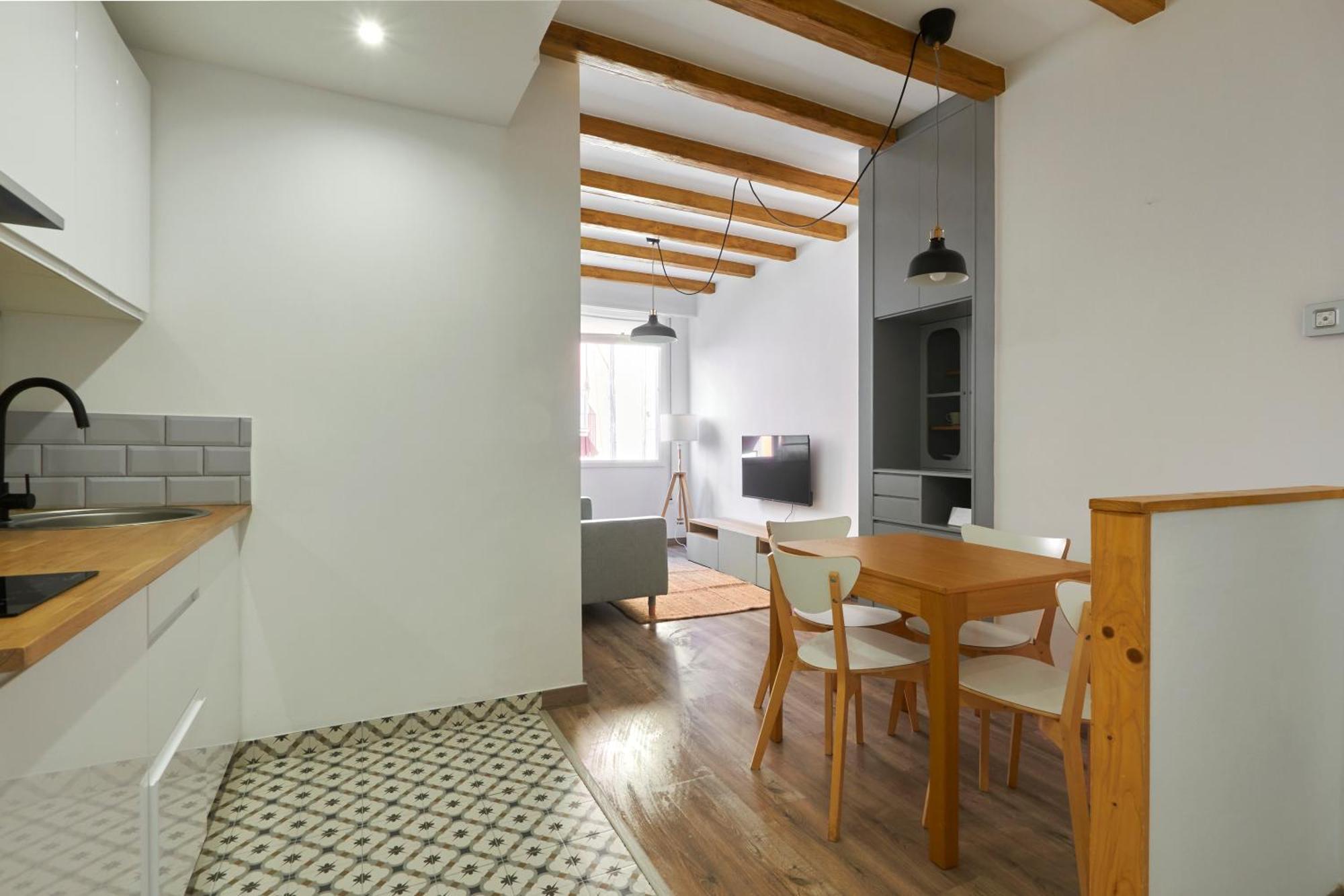 Ol Cute Apartment In Quiet Olivera St Barcelona