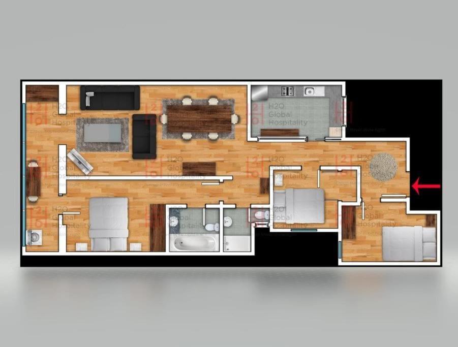 Canela Homes Arago Apartment *