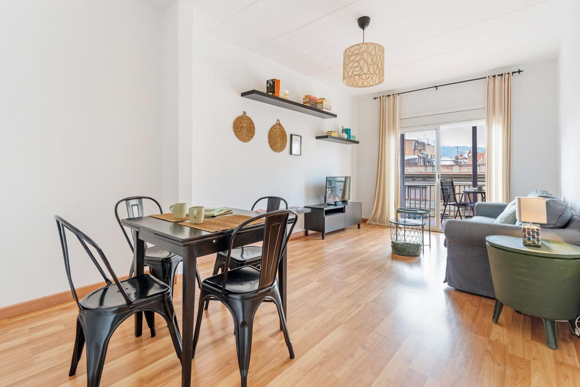Heart Of The City Sunny With Iconic Terrace View Apartment Barcelona