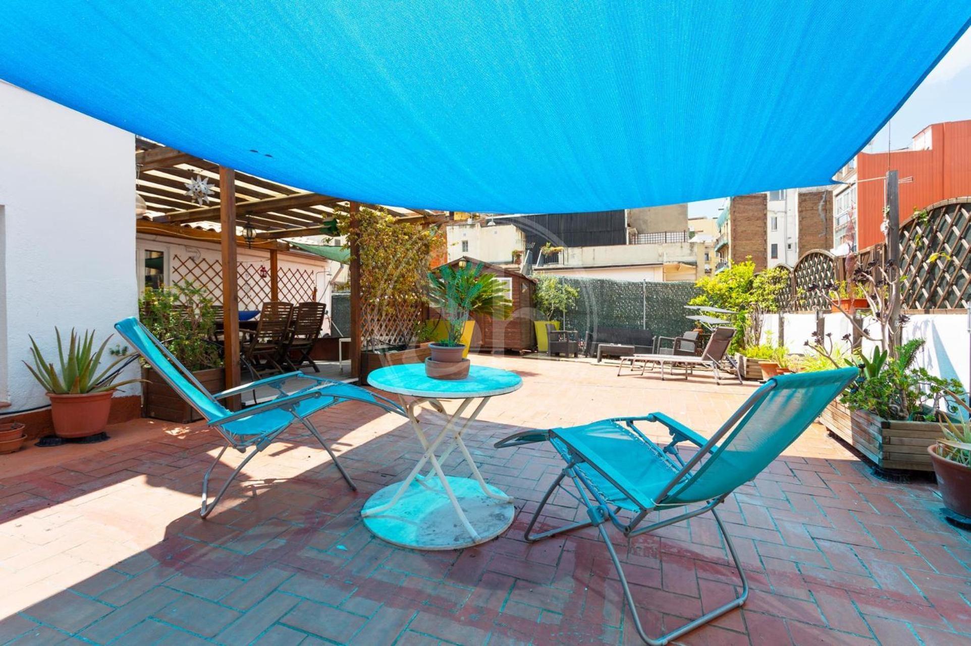 Con Terraza En Poble Sec Apartment *