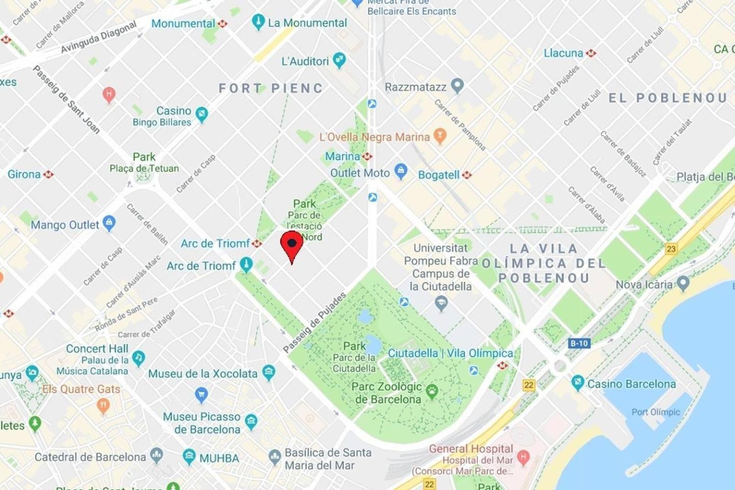 Cozy 2 Bedroom Next To Arc De Triomf Apartment
