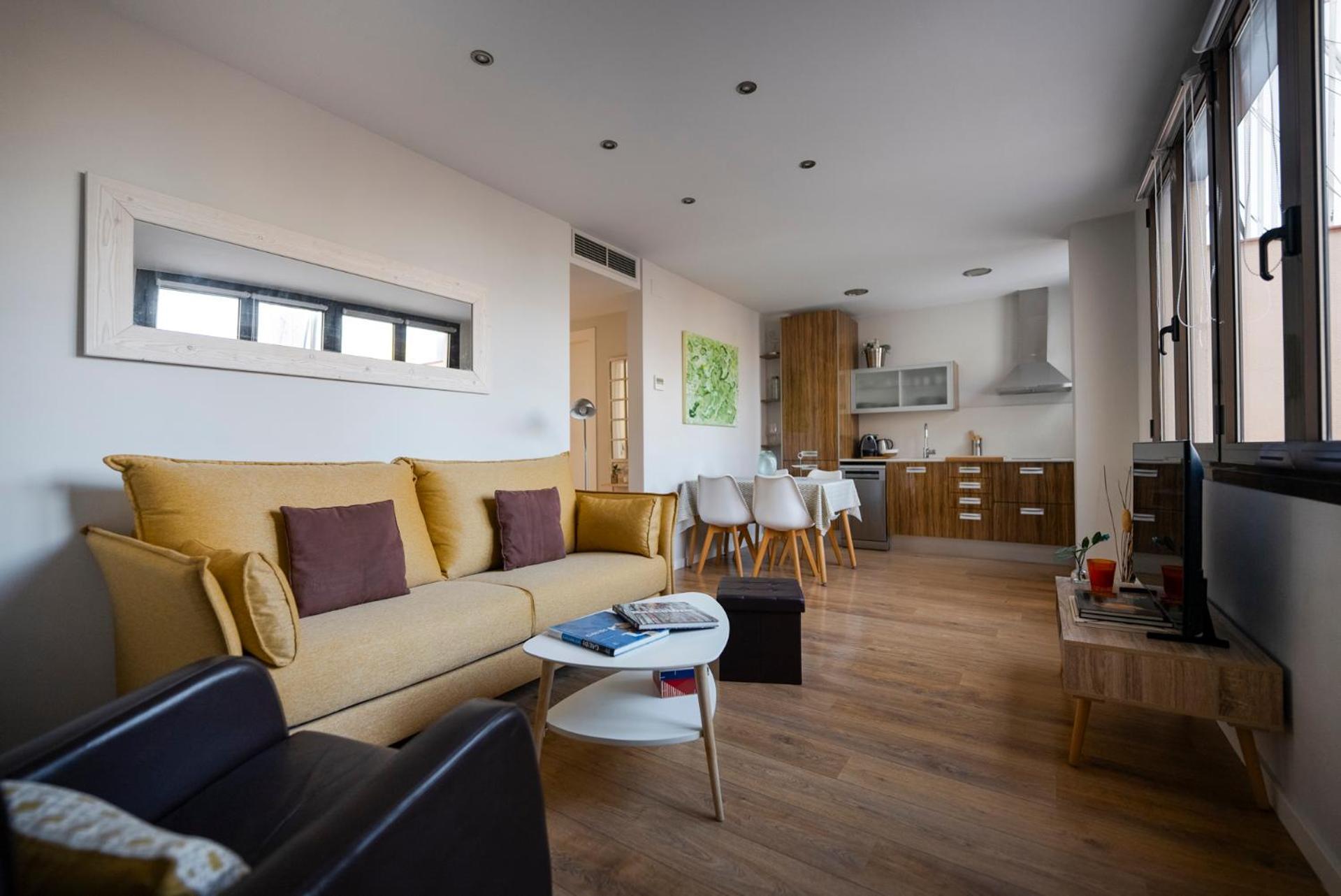 Apartamento Atico Con Terraza En El Corazon De Barcelona